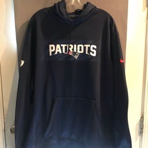 Nike New England Patriots Therm-Fit Hoodie Sz XXL